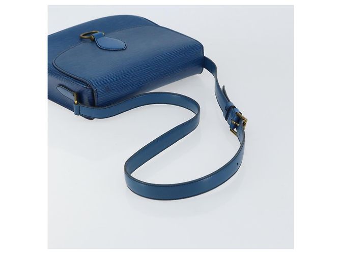 LOUIS VUITTON Borsa a Spalla Epi Saint Cloud GM Blu Toledo M52195 LV Auth BA9150 - vista 7