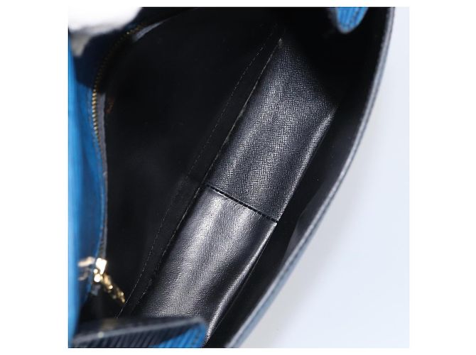 LOUIS VUITTON Borsa a Spalla Epi Saint Cloud GM Blu Toledo M52195 LV Auth BA9150 - vista 9