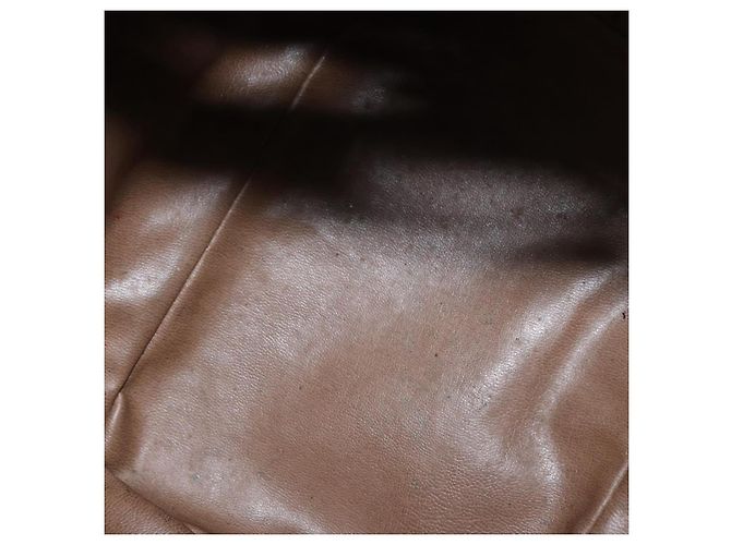 Céline Bolso de Hombro Celine C Sulky PVC Beige Oro Auth 158480 Dorado - vista 19