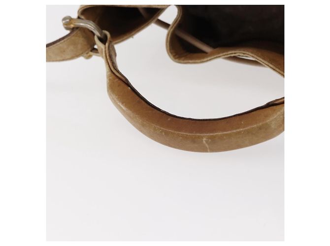 Céline Bolso de Hombro Celine C Sulky PVC Beige Oro Auth 158480 Dorado - vista 7