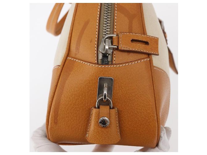 PRADA Boston Tasche aus Canvas Beige Silber Authentisch ep12540 - Ansicht 14