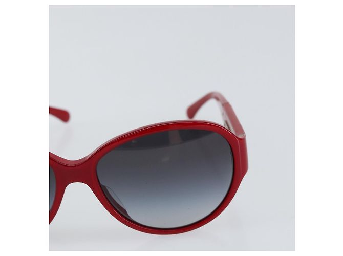 Gafas de sol CHANEL de plástico Rojo CC Auth BA9167 Roja - vista 7