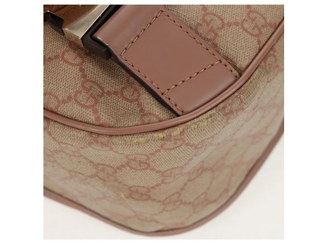 Gucci Borsa a Spalla GG Supreme in PVC Rosa Oro 201732 Auth bs31845 D'oro - vista 15