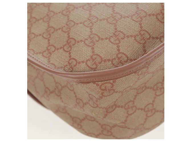 Gucci Borsa a Spalla GG Supreme in PVC Rosa Oro 201732 Auth bs31845 D'oro - vista 17