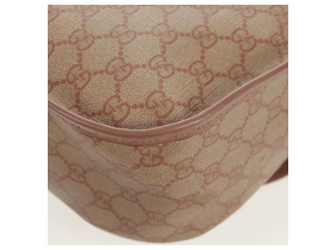 Gucci Borsa a Spalla GG Supreme in PVC Rosa Oro 201732 Auth bs31845 D'oro - vista 18