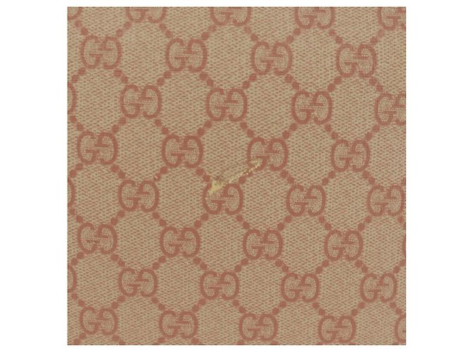 Gucci Borsa a Spalla GG Supreme in PVC Rosa Oro 201732 Auth bs31845 D'oro - vista 5