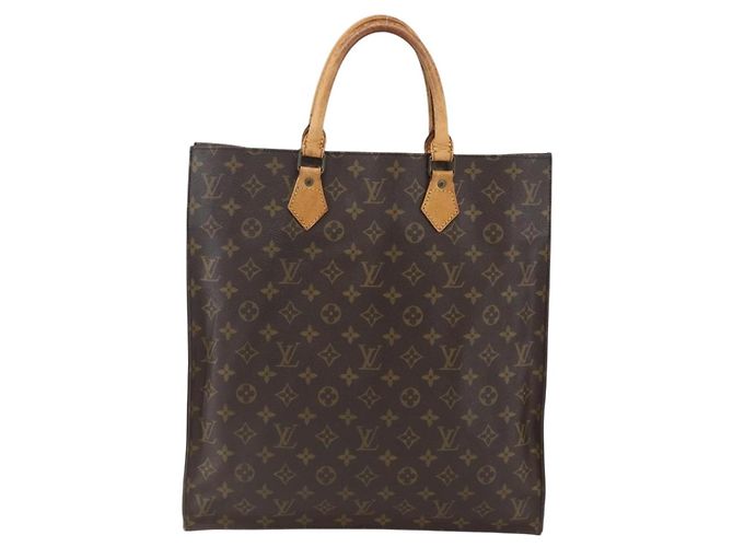 LOUIS VUITTON Borsa Sac Plat Monogram M51140 LV Auth 158345 Monogramma - vista 13