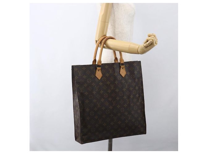 LOUIS VUITTON Borsa Sac Plat Monogram M51140 LV Auth 158345 Monogramma - vista 18