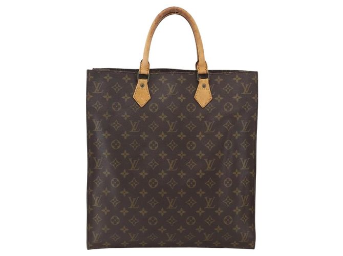 LOUIS VUITTON Borsa Sac Plat Monogram M51140 LV Auth 158345 Monogramma - vista 2