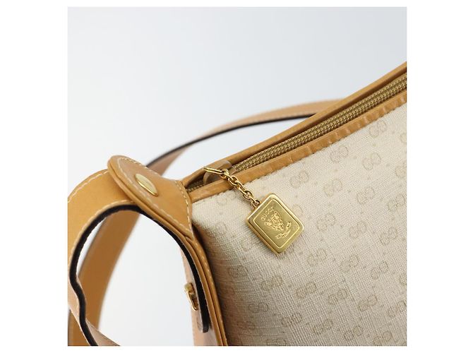Gucci Borsa a Spalla Micro GG Supreme PVC Beige Oro 104 004 0024 Auth BA9177 D'oro - vista 15