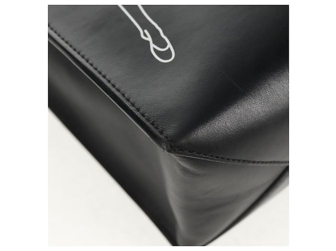 Borsa a mano GIVENCHY in pelle 2 in 1 nera argento autentica BA9198V Nero - vista 12