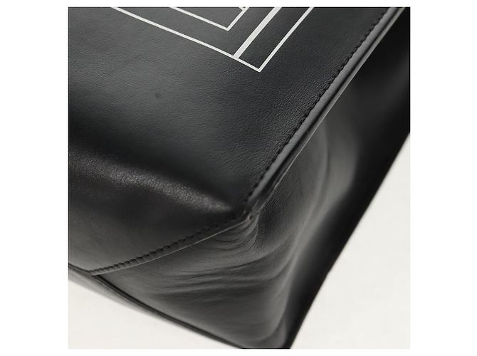 Borsa a mano GIVENCHY in pelle 2 in 1 nera argento autentica BA9198V Nero - vista 13