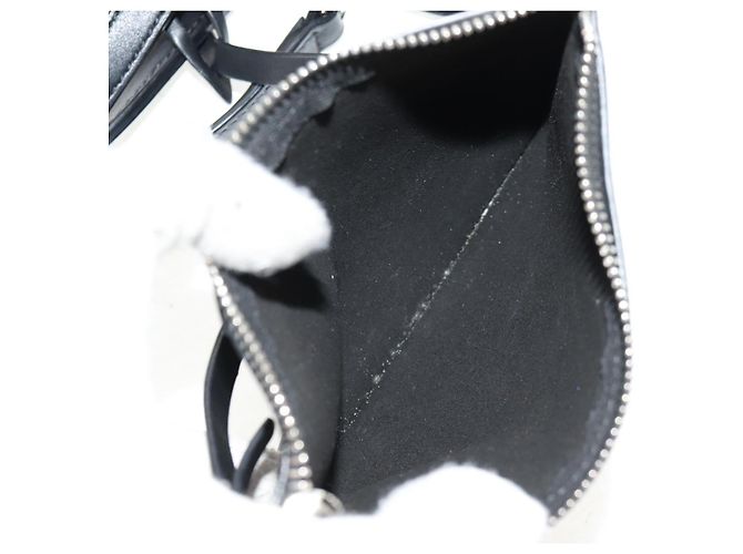 Borsa a mano GIVENCHY in pelle 2 in 1 nera argento autentica BA9198V Nero - vista 24
