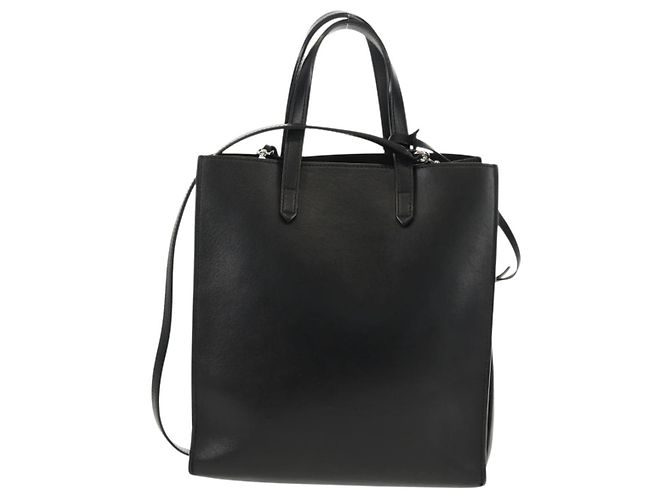 Borsa a mano GIVENCHY in pelle 2 in 1 nera argento autentica BA9198V Nero - vista 3