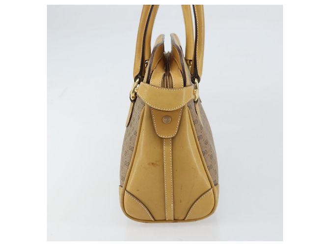 Gucci Borsa a mano Micro GG Supreme in PVC beige e oro 000 106 1325 Auth 157759 D'oro - vista 5