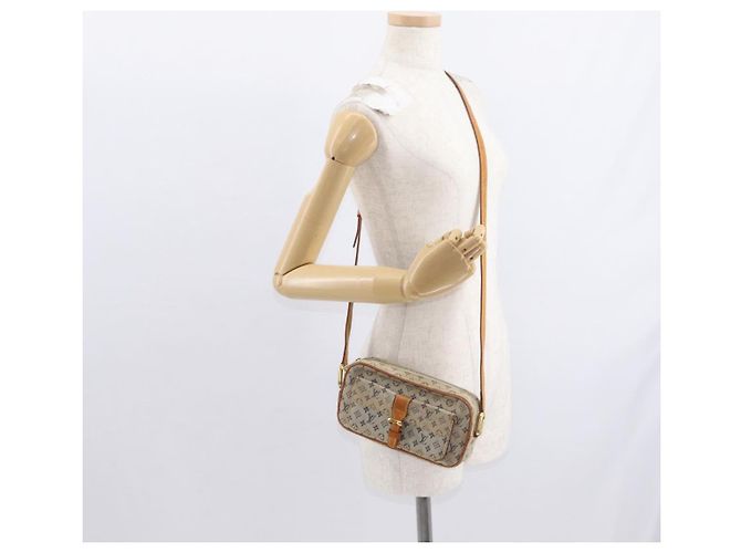 LOUIS VUITTON Borsa a Spalla Monogram Mini Juliet MM Blu M92004 LV Auth BA9153 - vista 22