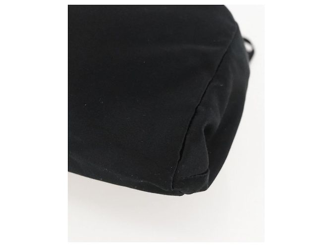 PRADA Handtasche aus schwarzem Satin Auth ka1010 - Ansicht 11
