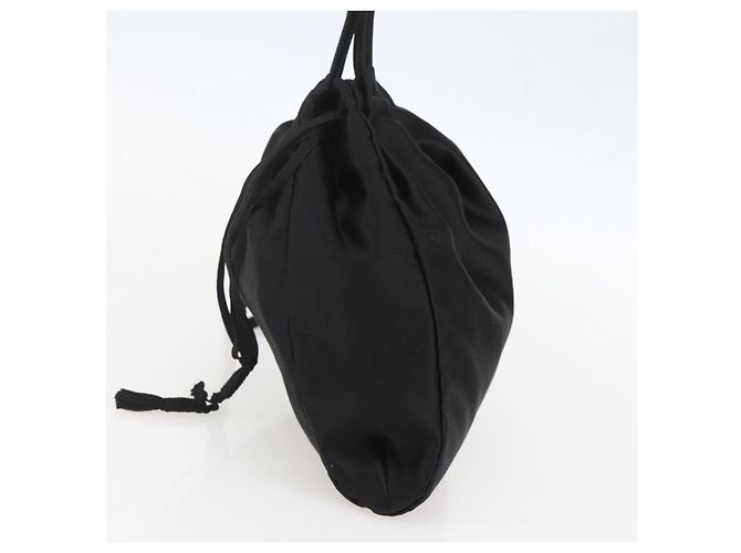 PRADA Handtasche aus schwarzem Satin Auth ka1010 - Ansicht 4