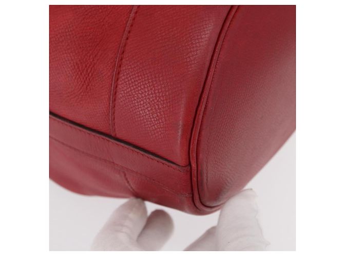Hermès HERMES Borsa a Spalla Courchevel Market GM Pelle Rossa Oro Auth 155764 Rosso D'oro - vista 10