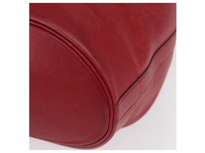 Hermès HERMES Borsa a Spalla Courchevel Market GM Pelle Rossa Oro Auth 155764 Rosso D'oro - vista 11