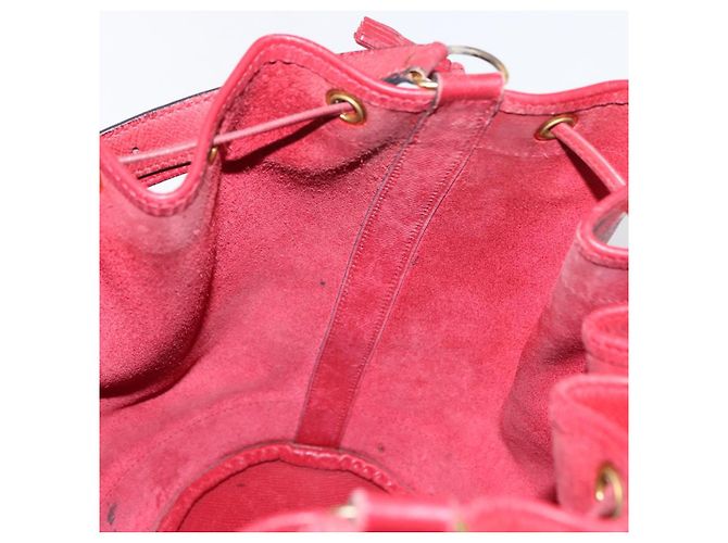 Hermès HERMES Borsa a Spalla Courchevel Market GM Pelle Rossa Oro Auth 155764 Rosso D'oro - vista 18