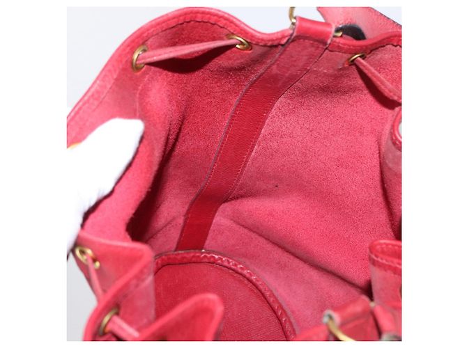 Hermès HERMES Borsa a Spalla Courchevel Market GM Pelle Rossa Oro Auth 155764 Rosso D'oro - vista 19
