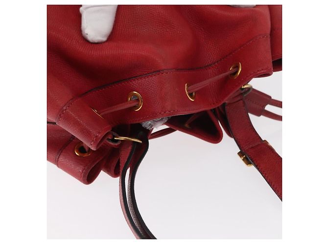 Hermès HERMES Borsa a Spalla Courchevel Market GM Pelle Rossa Oro Auth 155764 Rosso D'oro - vista 6