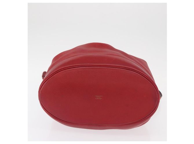 Hermès HERMES Borsa a Spalla Courchevel Market GM Pelle Rossa Oro Auth 155764 Rosso D'oro - vista 9