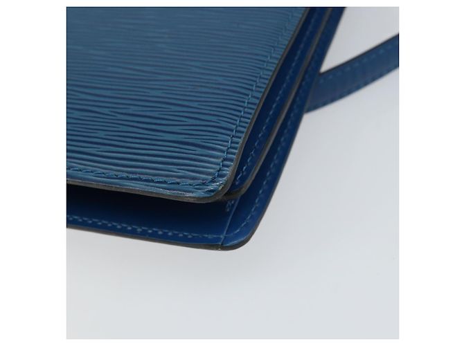 LOUIS VUITTON Borsa a Spalla Capuchin Epi Blu M52345 LV Auth BA9024 - vista 15