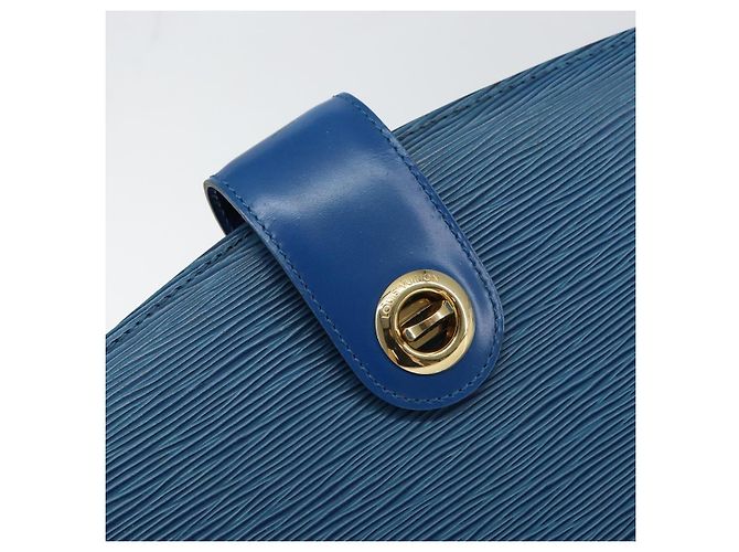 LOUIS VUITTON Borsa a Spalla Capuchin Epi Blu M52345 LV Auth BA9024 - vista 17