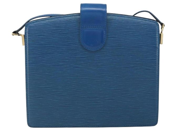 LOUIS VUITTON Borsa a Spalla Capuchin Epi Blu M52345 LV Auth BA9024 - vista 2