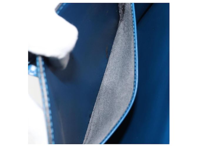 LOUIS VUITTON Borsa a Spalla Capuchin Epi Blu M52345 LV Auth BA9024 - vista 21