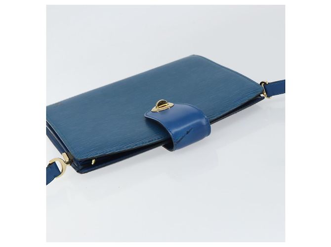 LOUIS VUITTON Borsa a Spalla Capuchin Epi Blu M52345 LV Auth BA9024 - vista 6