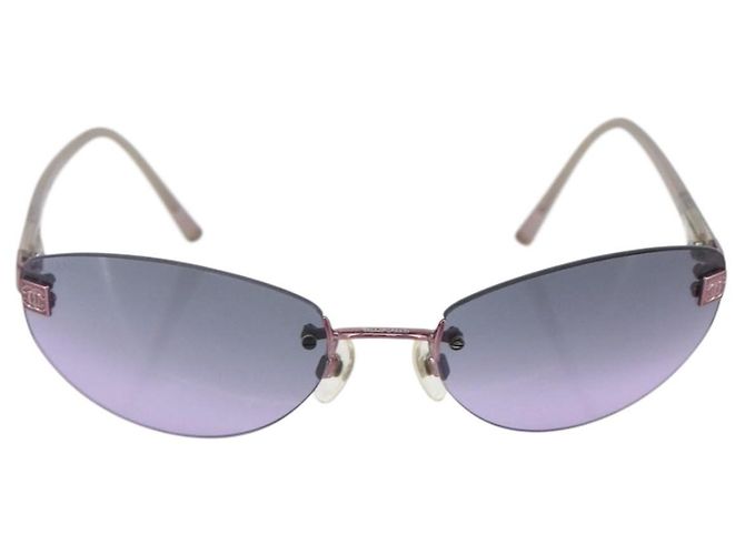 Occhiali da sole CHANEL metallo Viola CC Auth am10147 Porpora - vista 2