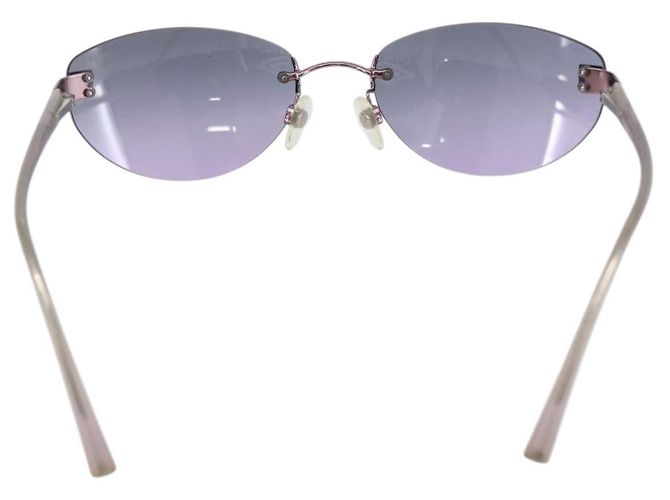 Occhiali da sole CHANEL metallo Viola CC Auth am10147 Porpora - vista 3