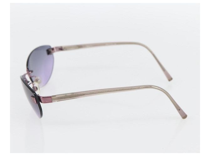 Occhiali da sole CHANEL metallo Viola CC Auth am10147 Porpora - vista 5