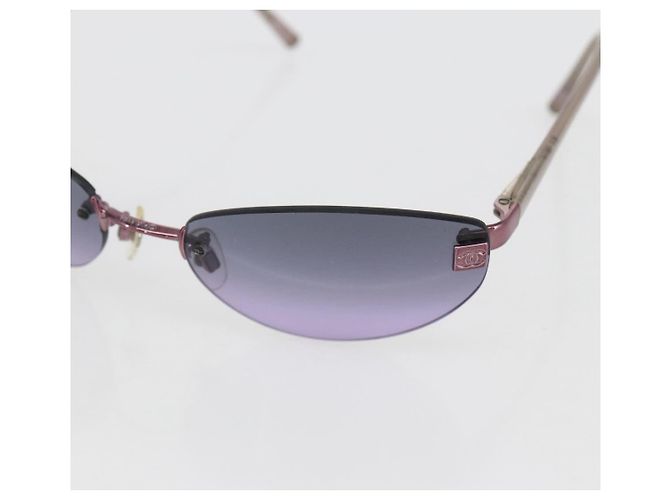 Occhiali da sole CHANEL metallo Viola CC Auth am10147 Porpora - vista 7