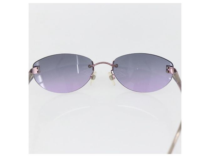 Occhiali da sole CHANEL metallo Viola CC Auth am10147 Porpora - vista 8