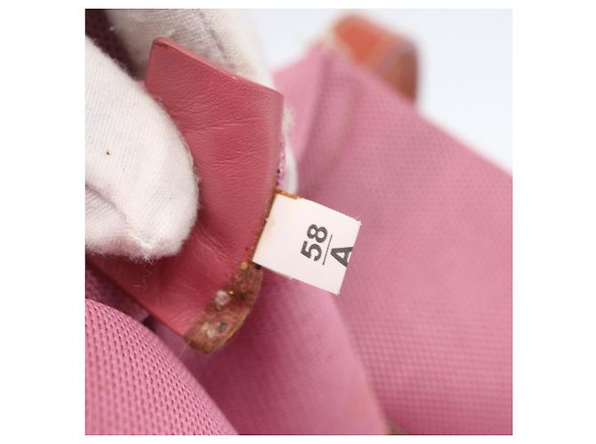 Prada Tote Bag aus Canvas Rosa Authentisch 158495 Pink - Ansicht 19