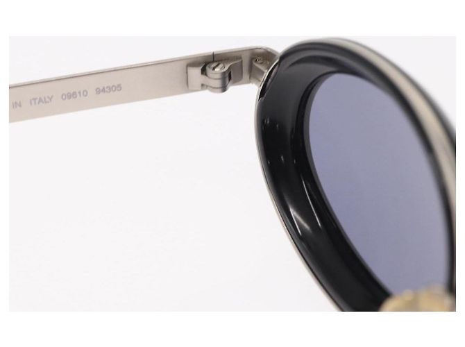Occhiali da sole CHANEL metallo tono argento CC Auth 160904 - vista 12
