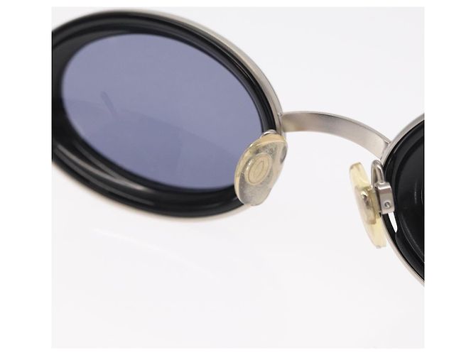 Occhiali da sole CHANEL metallo tono argento CC Auth 160904 - vista 9