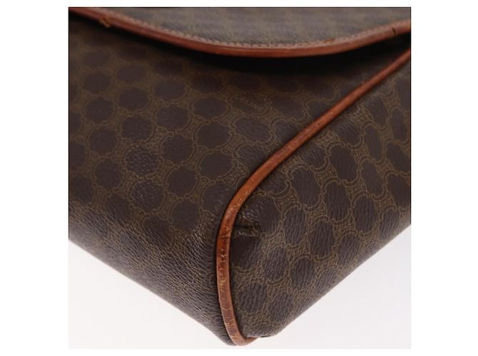 Céline CELINE Macadam Canvas Shoulder Bag PVC Leather Brown Gold Auth bs31810 Golden - view 11