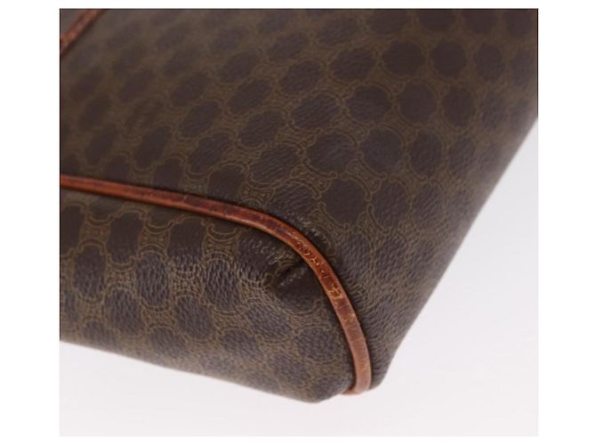 Céline CELINE Macadam Canvas Shoulder Bag PVC Leather Brown Gold Auth bs31810 Golden - view 12