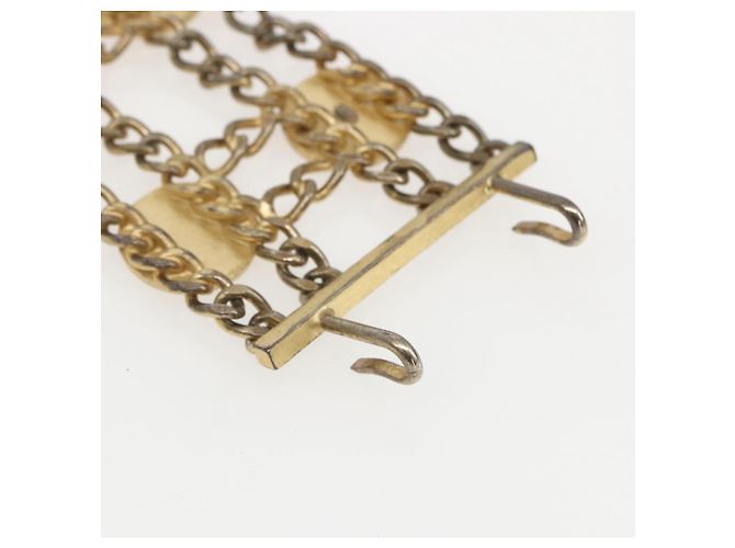 Cinturón de cadena de metal dorado CC Auth 159438SAM CHANEL - vista 11