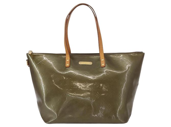 LOUIS VUITTON Bolsa Tote Vernis Bellevue GM Vela Bronce M93674 LV Auth 156951 - vista 13