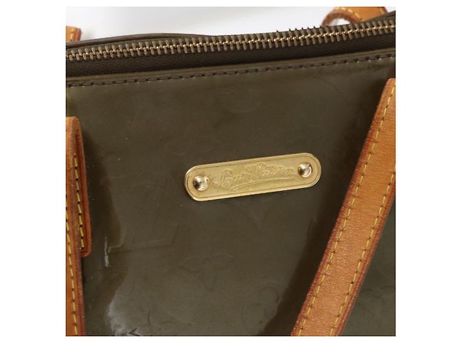 LOUIS VUITTON Bolsa Tote Vernis Bellevue GM Vela Bronce M93674 LV Auth 156951 - vista 17