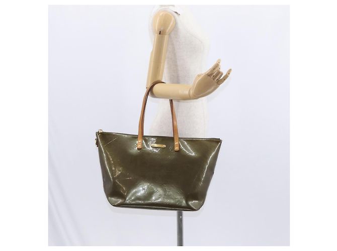 LOUIS VUITTON Bolsa Tote Vernis Bellevue GM Vela Bronce M93674 LV Auth 156951 - vista 22