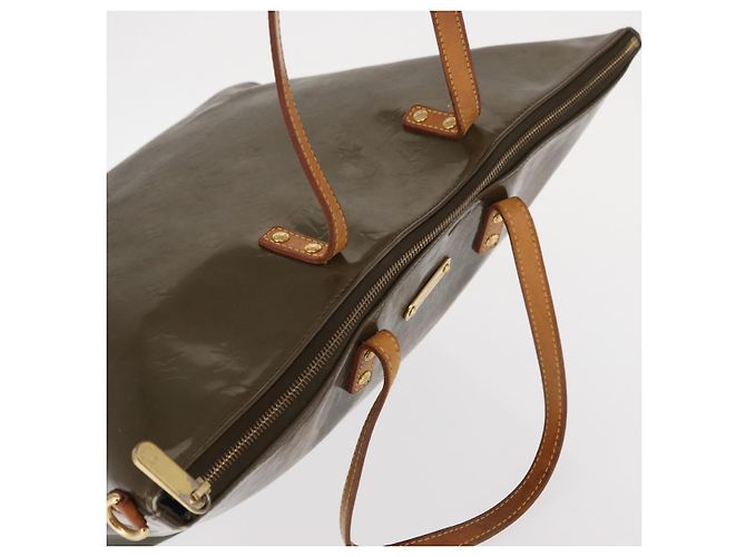 LOUIS VUITTON Bolsa Tote Vernis Bellevue GM Vela Bronce M93674 LV Auth 156951 - vista 6