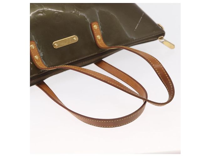 LOUIS VUITTON Bolsa Tote Vernis Bellevue GM Vela Bronce M93674 LV Auth 156951 - vista 7