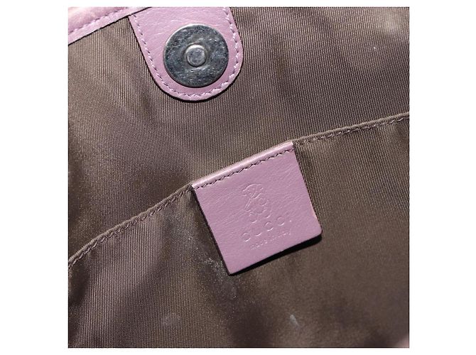 Gucci Borsa a mano Micro GG Supreme in PVC beige e argento 297557 Auth bs31884 - vista 15